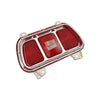 1971-1973 Ford Mustang Tail Light Lens, w/Molding And Housing