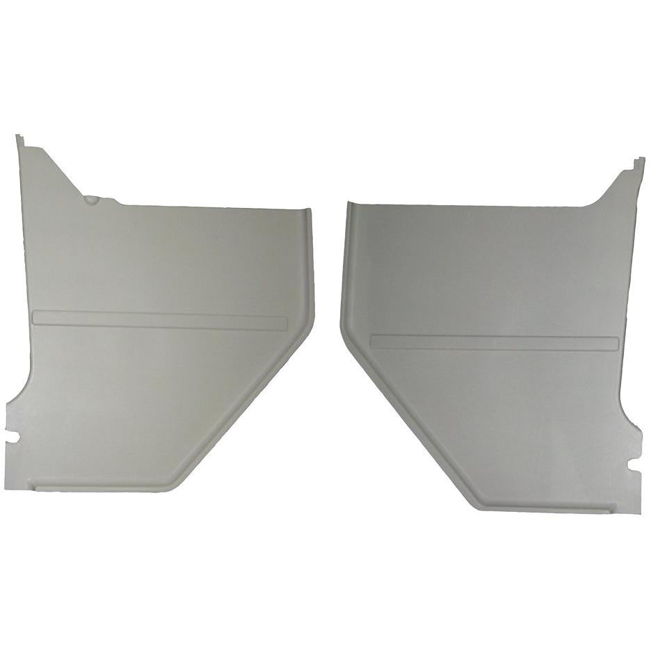 1965-1966 Ford Mustang Kick Panel, White Pair Coupe
