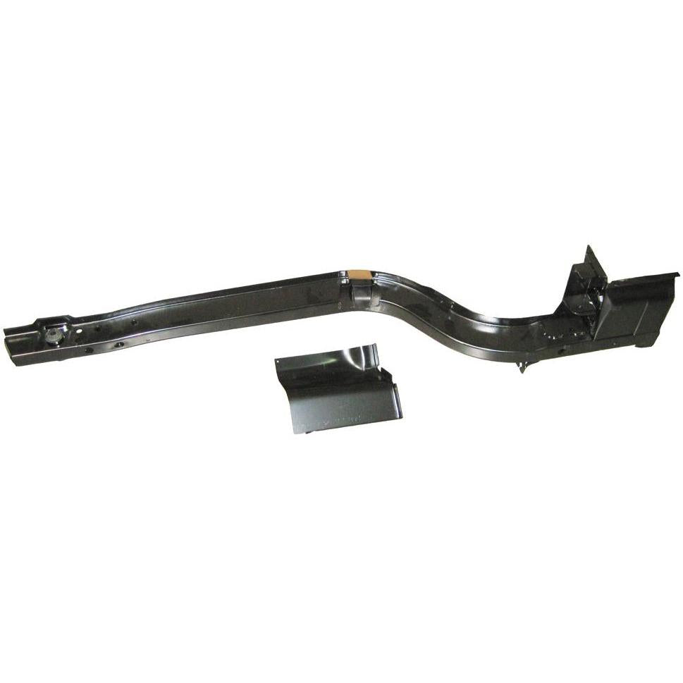 1965-1968 Ford Mustang Coupe/Fastback Frame Rail Rear With Rubber Bushings & Upper Rear Torque Box Patch RH