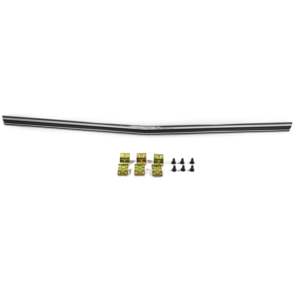 1967 Chevy Chevelle Rear End Molding Lower Black W/Hardware