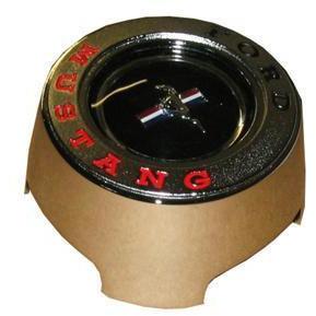 1965-1966 Ford Mustang Wood Steering Wheel Center Cap Assembly