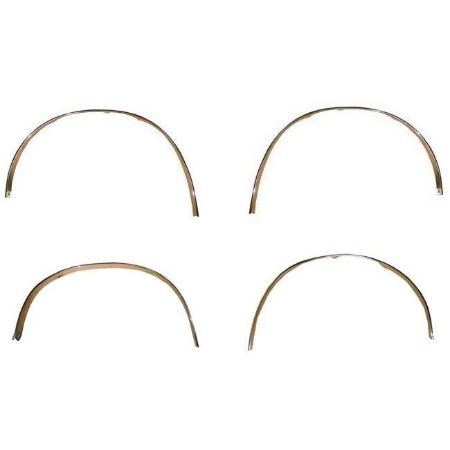1967-1968 Ford Mustang Wheel Opening Molding, 4 Piece Set