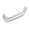1965-1966 Ford Mustang Fastback Weatherstrip Channel Stainless Steel (Door Sash Escutcheon) Pair