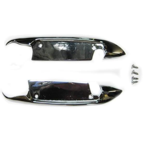 1959 Chevy 3F Pickup Door Handle Scuff Plate, Pair