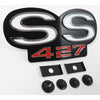 1967-1968 Chevy Camaro SS 427 Grille Emblem, For RS And Standard Grille