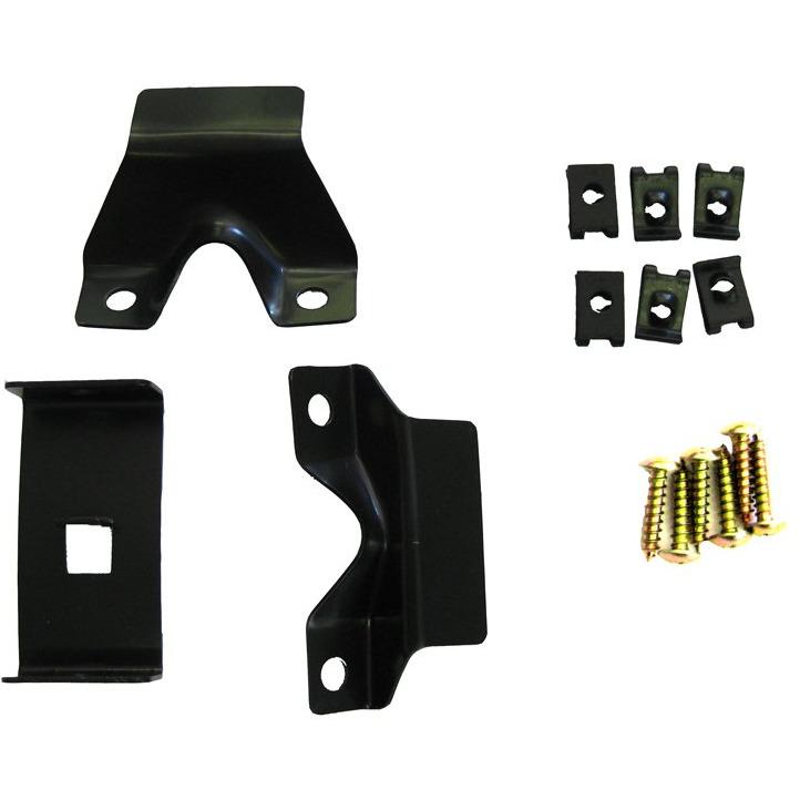 1966-1967 Chevy Chevelle Console Mounting Bracket Set Manual Trans 3 Piece Set