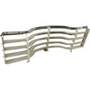 1947-1953 Chevy Truck Grille Assembly Chrome with Ivory Backsplash Includes Mounting Brackets Premium Quality
