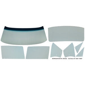 1966-1967 GM A Body/BOP Coupe Glass Kit Tinted