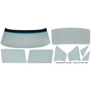 1968-1969 Chevy Camaro Convertible Glass Kit Clear W/O Band