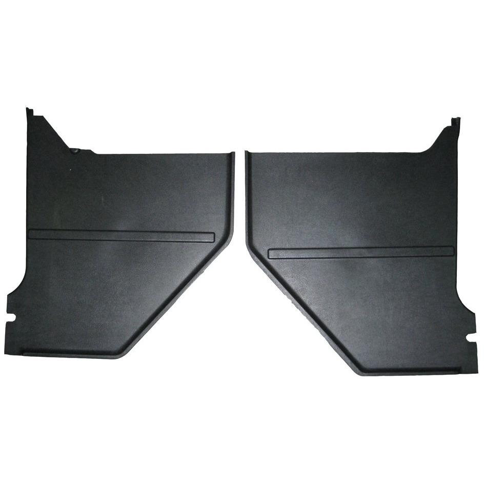 1965-1966 Ford Mustang Kick Panel, Black Pair Coupe Fastback