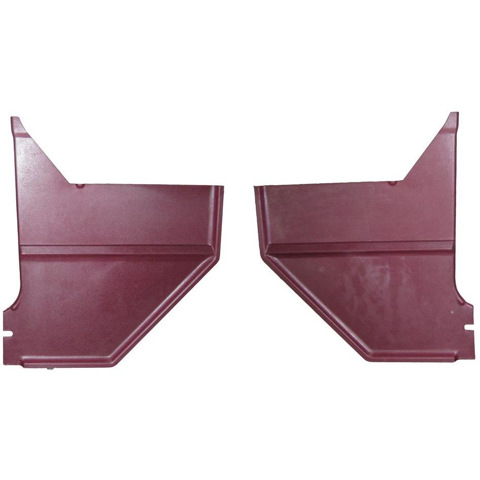 1968 Ford Mustang Kick Panel, Maroon Pair Coupe Fastback