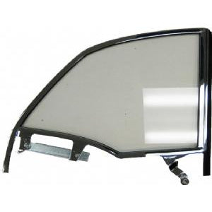 1955-1957 Chevy Convertible Quarter Window Frame Lower Chrome W/ Clear Glass RH