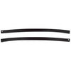 1978-1988 GM G Body  T-Top Front Weatherstrip Retainer Stainless Steel With Black Paint (Pair)