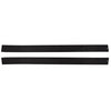 1978-1988 GM G Body  T-Top Rear Weatherstrip Retainer stainless Steel With Black Paint (Pair)