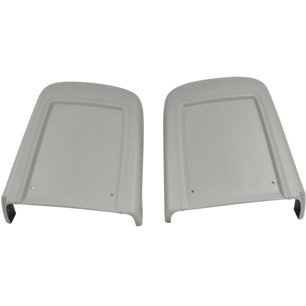 1967 Ford Mustang Deluxe/Shelby Bucket Seat Back Panel Pair Grey