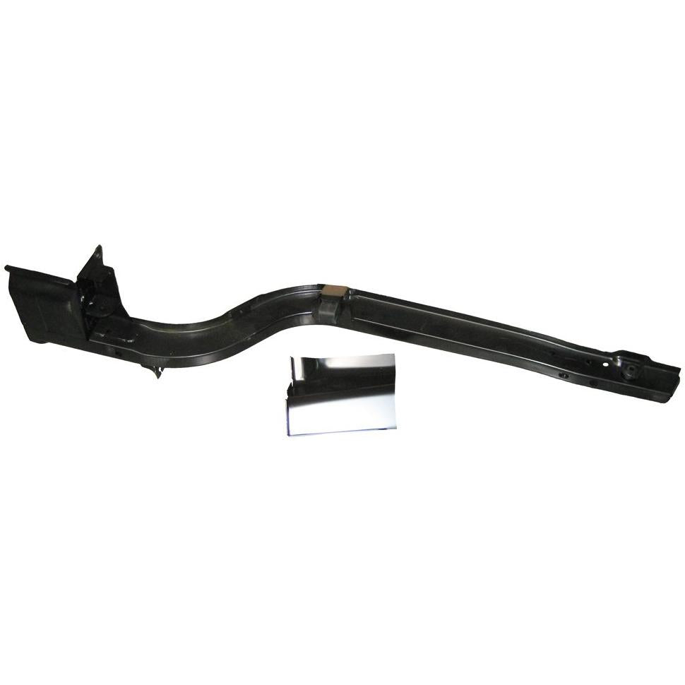 1965-1968 Ford Mustang Coupe/Fastback Frame Rail Rear With Rubber Bushings & Upper Rear Torque Box Patch LH