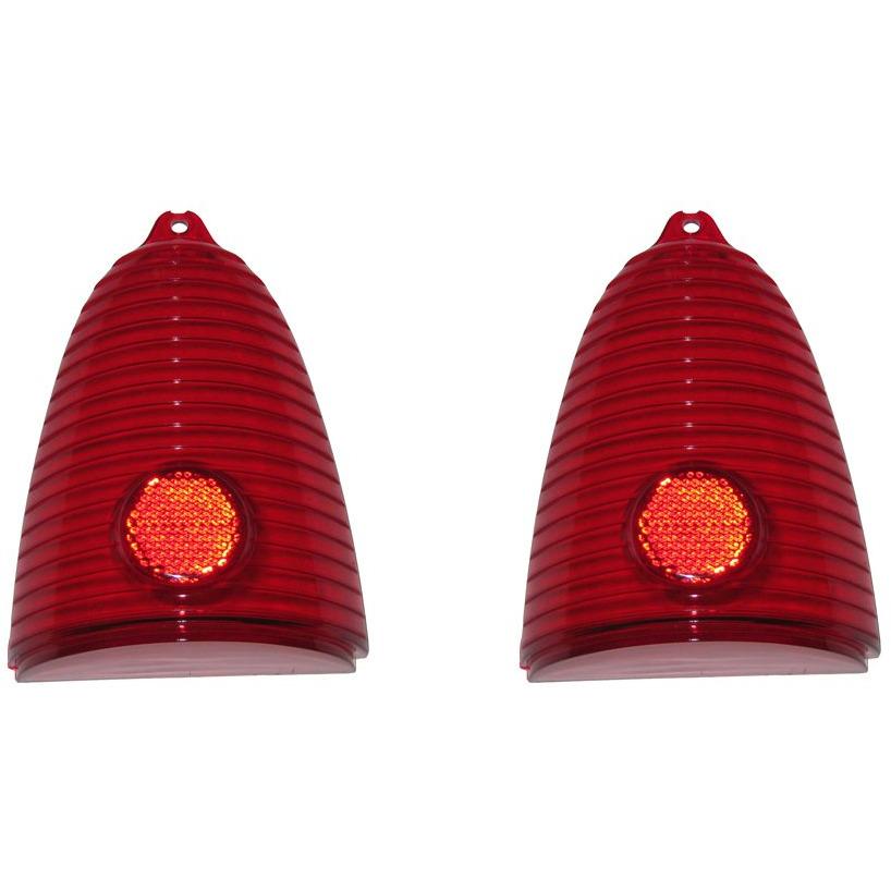 1955 Chevy Tail Light Lens Outer Pair