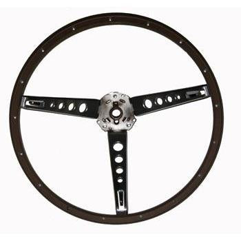 1965-1966 Ford Mustang Wood Steering Wheel Assembly